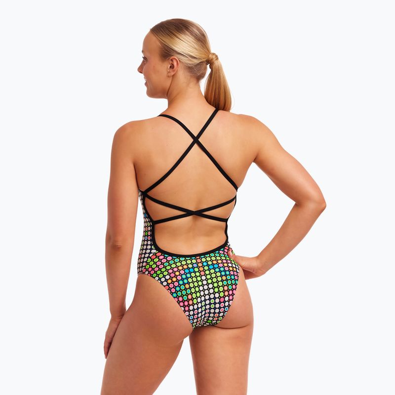 Funkita női egyrészes fürdőruha Strapped In One Piece snow flyer 3