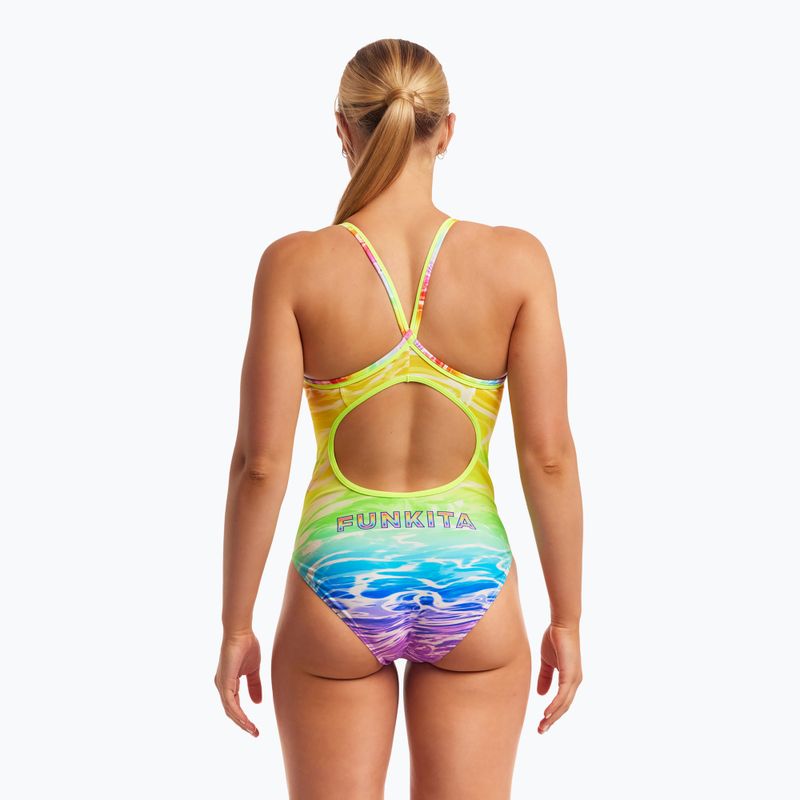 Női egyrészes fürdőruha Funkita Diamond Back One Piece egyrészes tó savas 4
