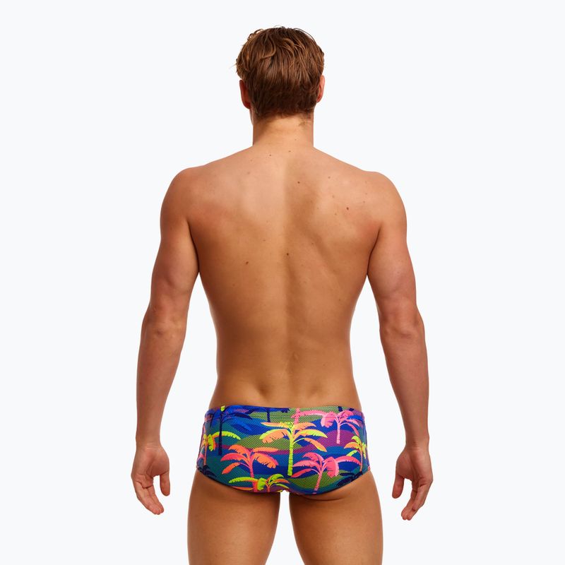 Férfi úszóbokszer Funky Trunks Sidewinder Trunks palm a lot 6