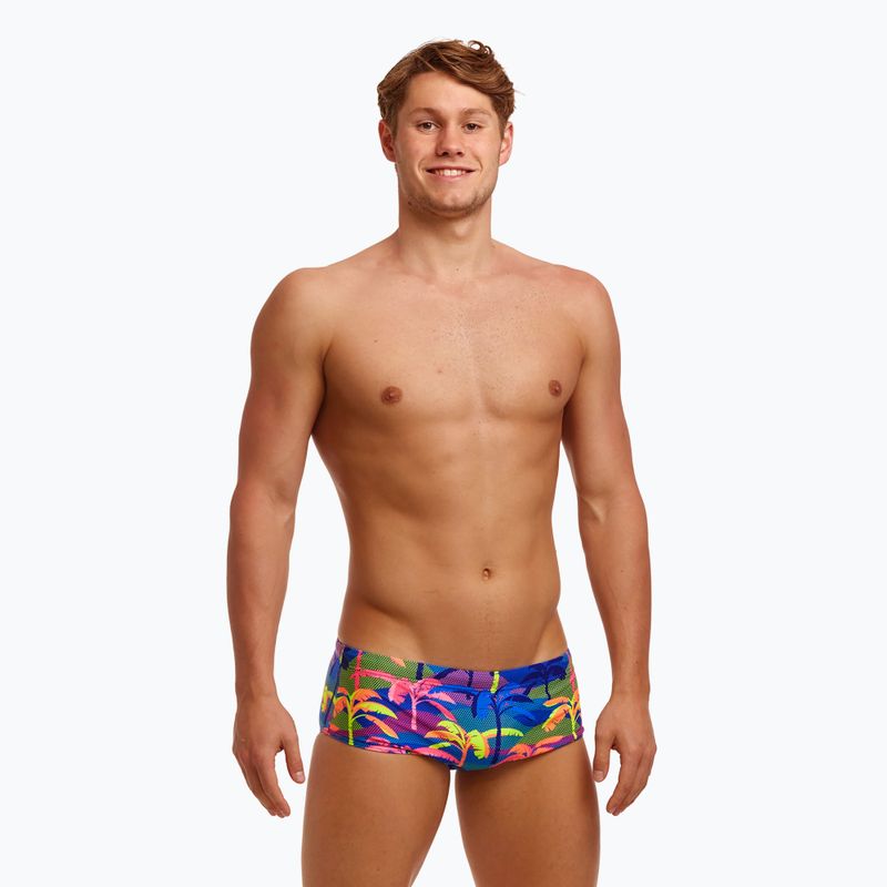 Férfi úszóbokszer Funky Trunks Sidewinder Trunks palm a lot 7