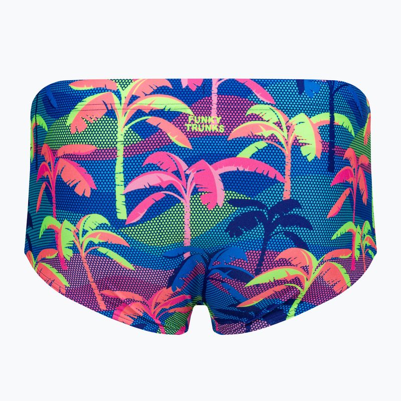 Férfi úszóbokszer Funky Trunks Sidewinder Trunks palm a lot 2