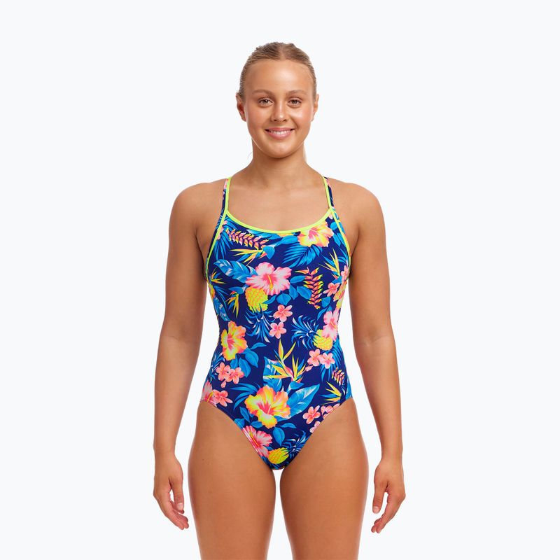 Funkita Diamond Back One Piece in bloom női egyrészes fürdőruha 2