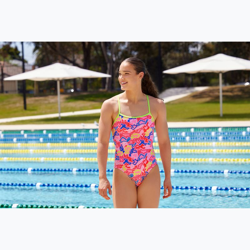 Funkita Single Strap One Piece rock star női egyrészes fürdőruha 4