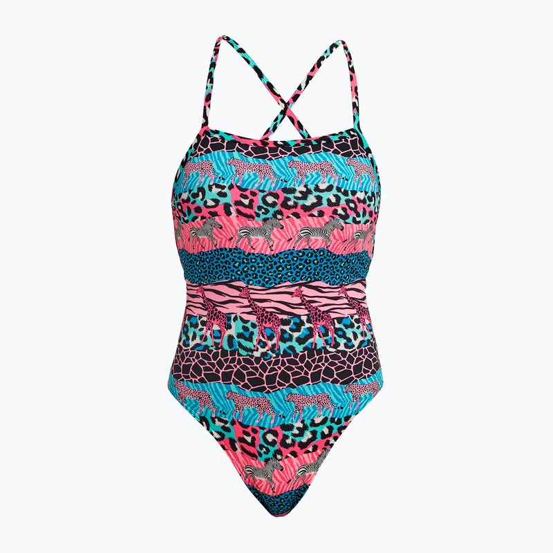 Funkita Strapped In One Piece wild things női egyrészes fürdőruha