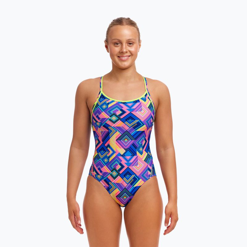 Funkita Diamond Back One Piece be square női egyrészes fürdőruha 2