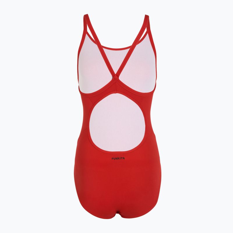 Női Funkita Diamond Back egyrészes fürdőruha Still Red 2