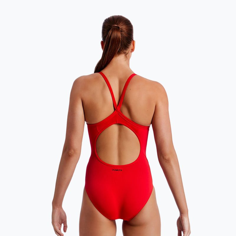 Női Funkita Diamond Back egyrészes fürdőruha Still Red 2