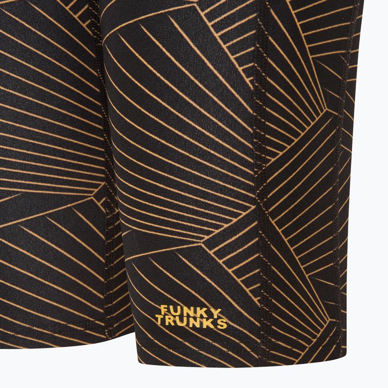 Gyermek úszás zavaró Funky Trunks edzés arany szövőszövő 3