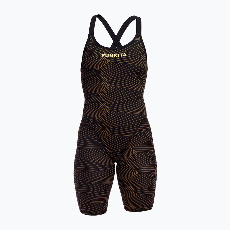 Funkita Fast Legs One Piece arany szövő női overáll