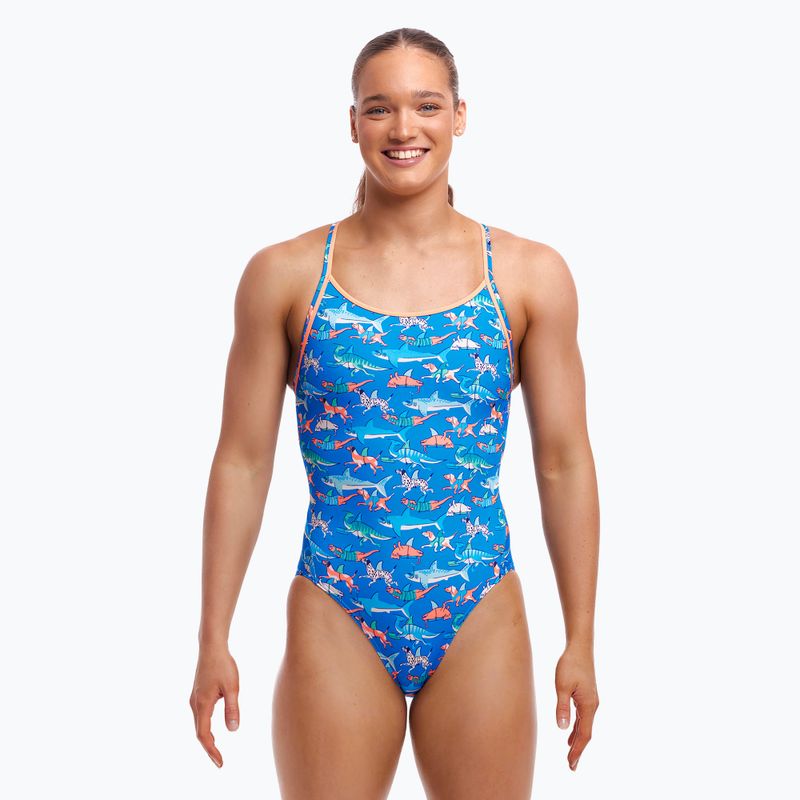 Női egyrészes fürdőruha Funkita Diamond Back One Piece uszonyos úszás 2