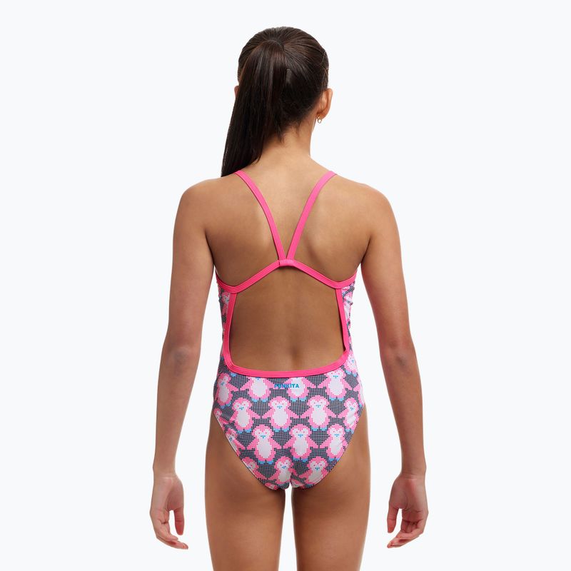 Funkita Single Strap One Piece egyrészes gyermek fürdőruha toll fiú 3