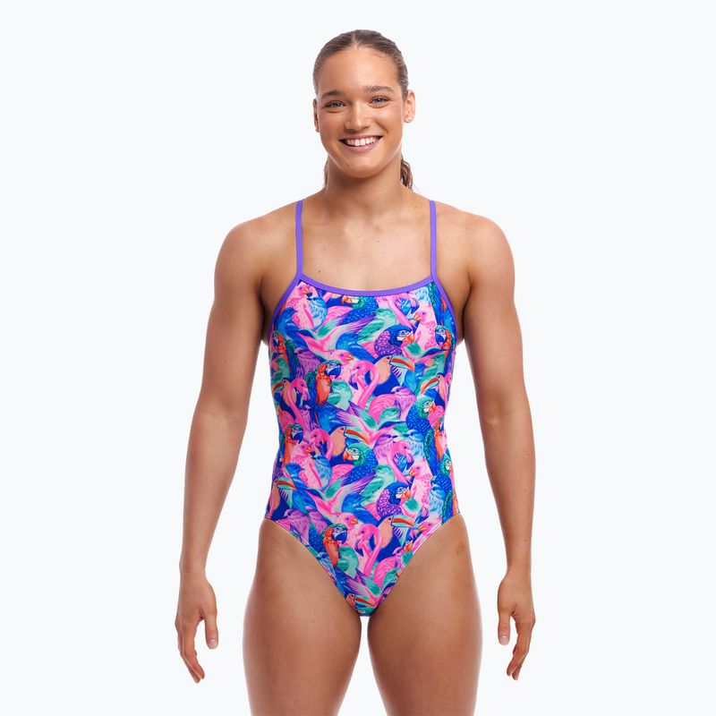 Női Funkita Single Strap fürdőruha egyrészes madarak vadonba mentek 2