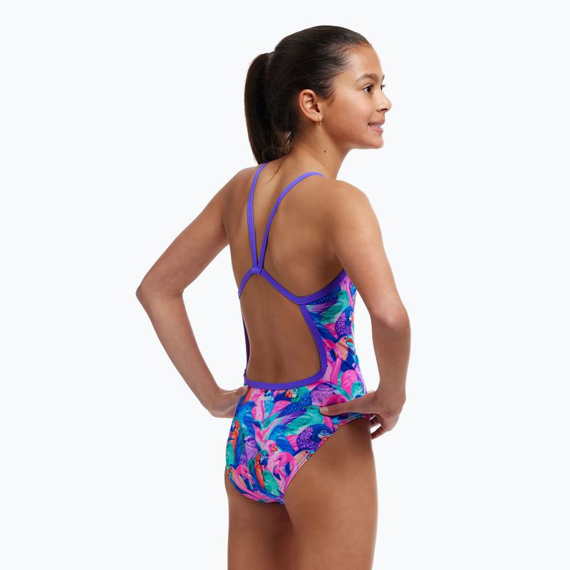 Funkita gyermek egyrészes fürdőruha Single Strap One Piece madarak vadonba mentek 3