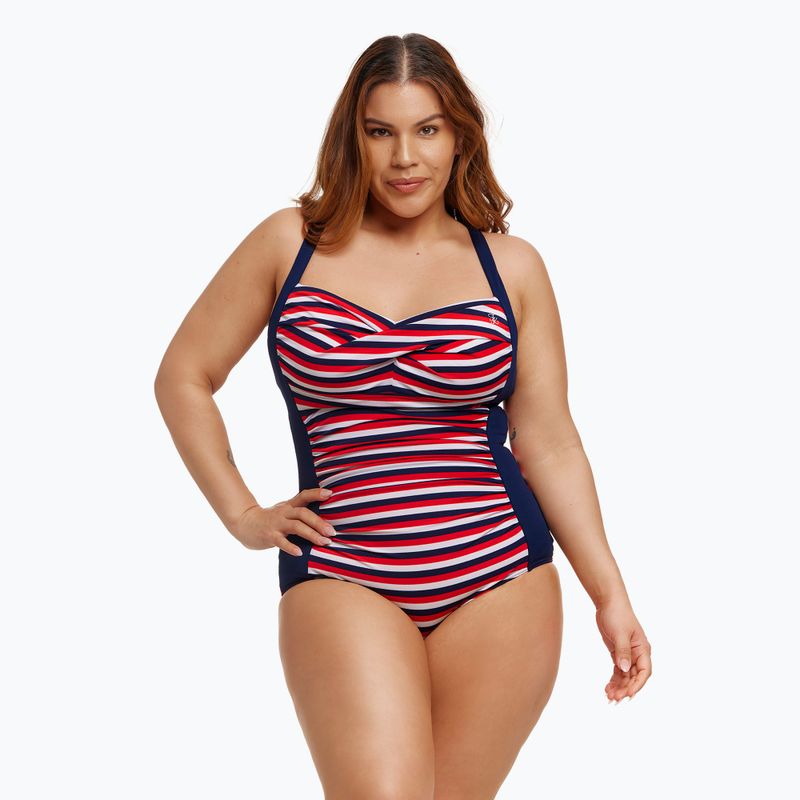 Funkita Ruched One Piece női fürdőruha riviéra