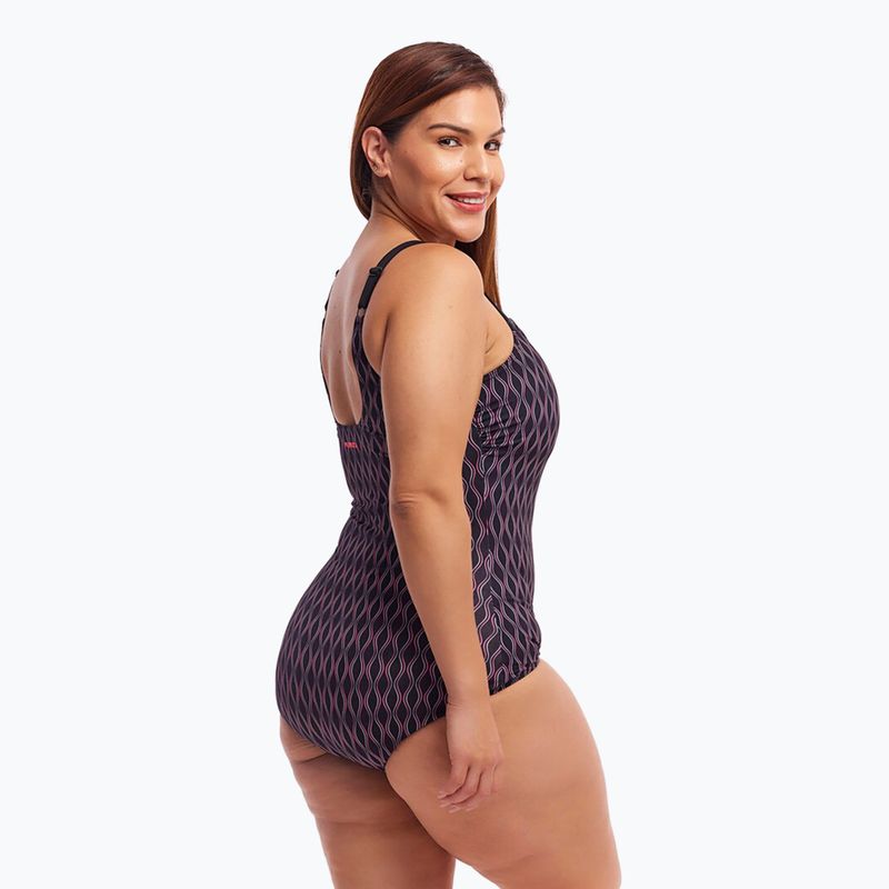 Női egyrészes fürdőruha Funkita Scoop Neck One Piece curvy queen 2