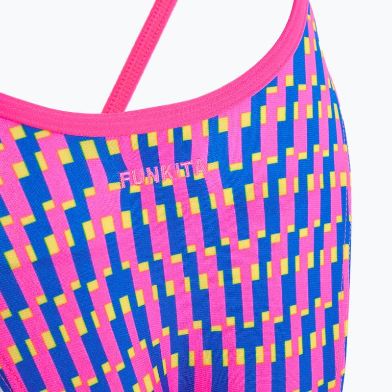 Női egyrészes fürdőruha Funkita High Leg One Piece daily steps 3