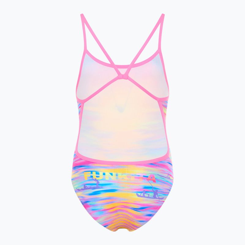Gyerek egyrészes fürdőruha Funkita Single Strap One Piece darkinjung sunset 2