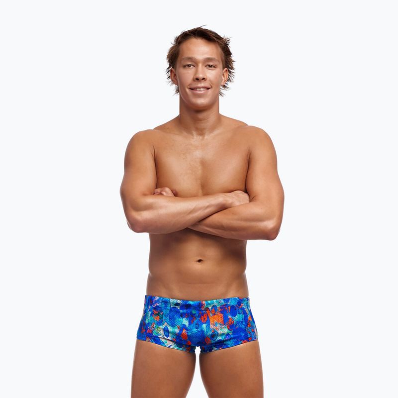 Férfi úszó boxeralsó Funky Trunks Sidewinder Trunks festéknyomda