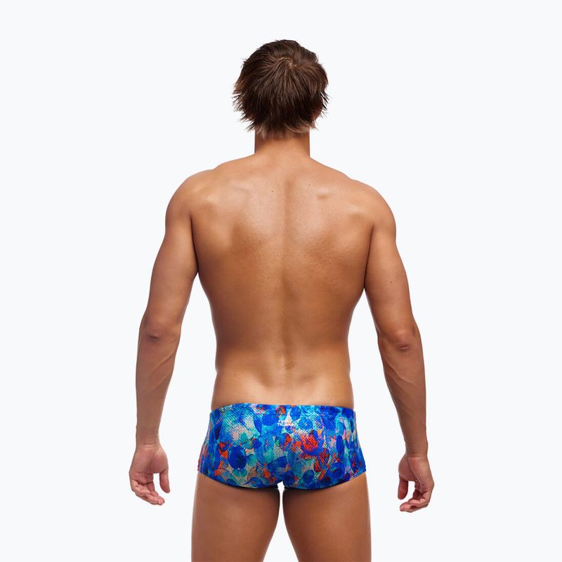 Férfi úszó boxeralsó Funky Trunks Sidewinder Trunks festéknyomda 2