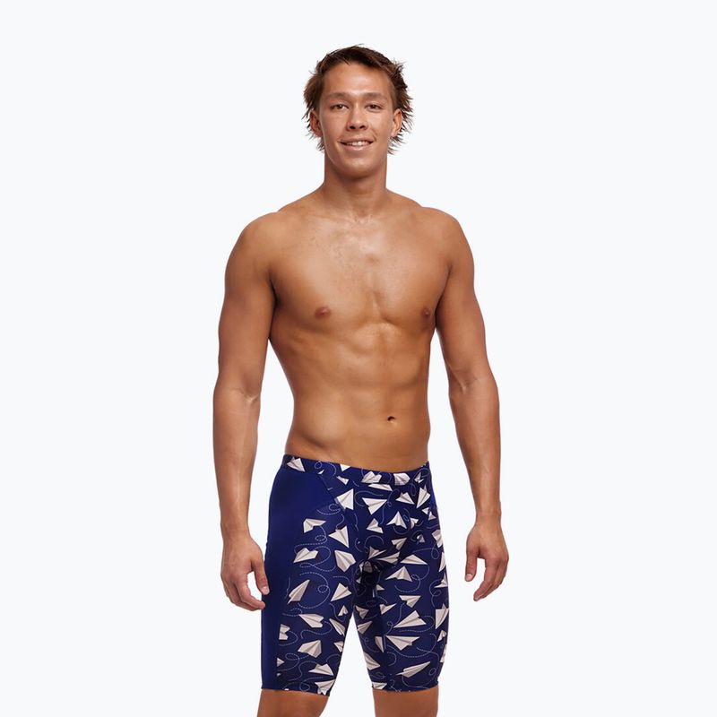Férfi úszónadrág Funky Trunks Training Jammers paper plain 4