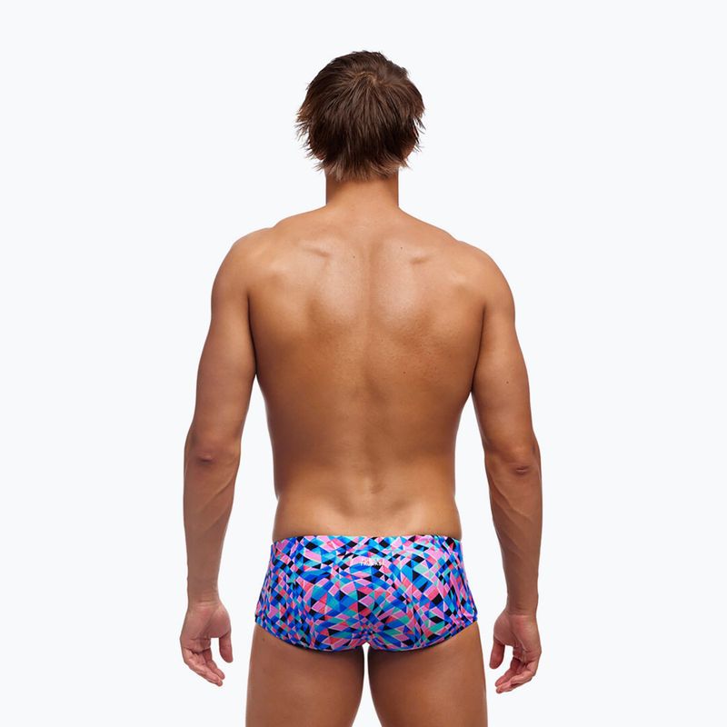 Férfi úszó boxeralsó Funky Trunks Sidewinder Trunks warp tour 2