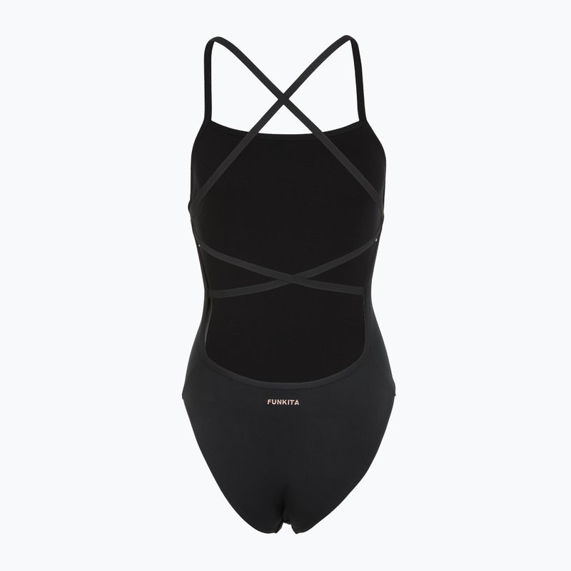 Funkita Strapped In One Piece bronzszínű női egyrészes fürdőruha 2