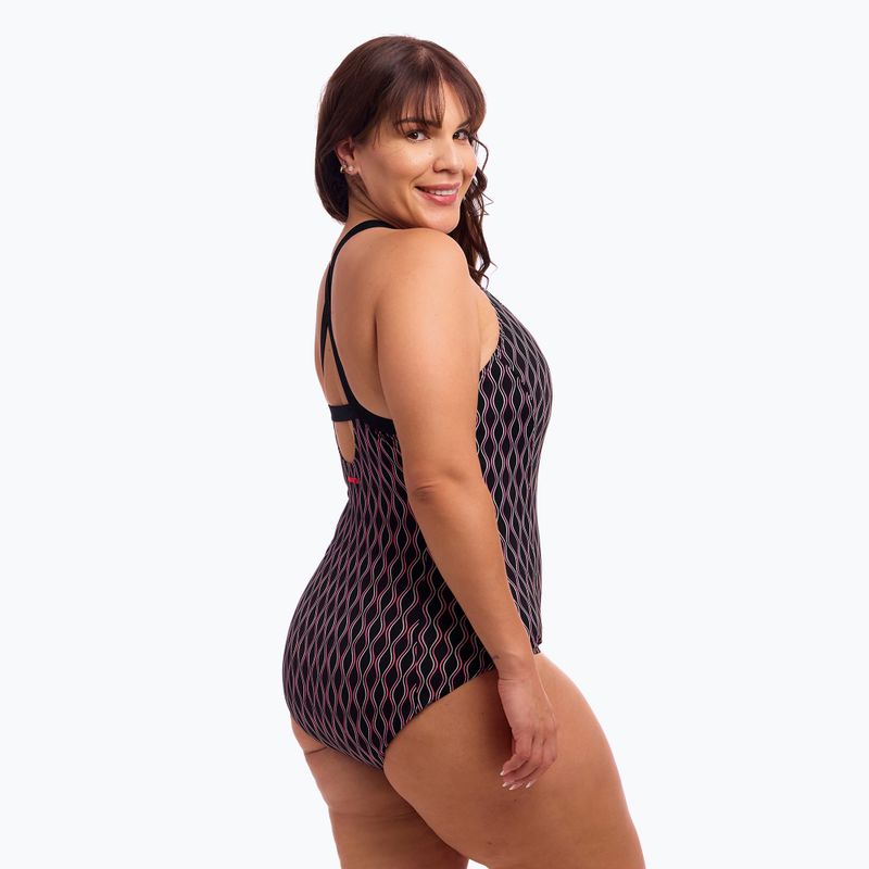 Női egyrészes fürdőruha Funkita Brace Me Back One Piece curvy queen 5