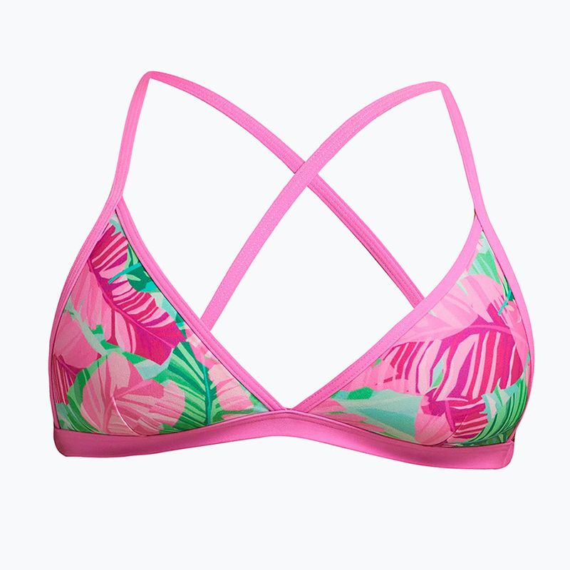 Funkita Tri Top trópusi pálma fürdőruha felső