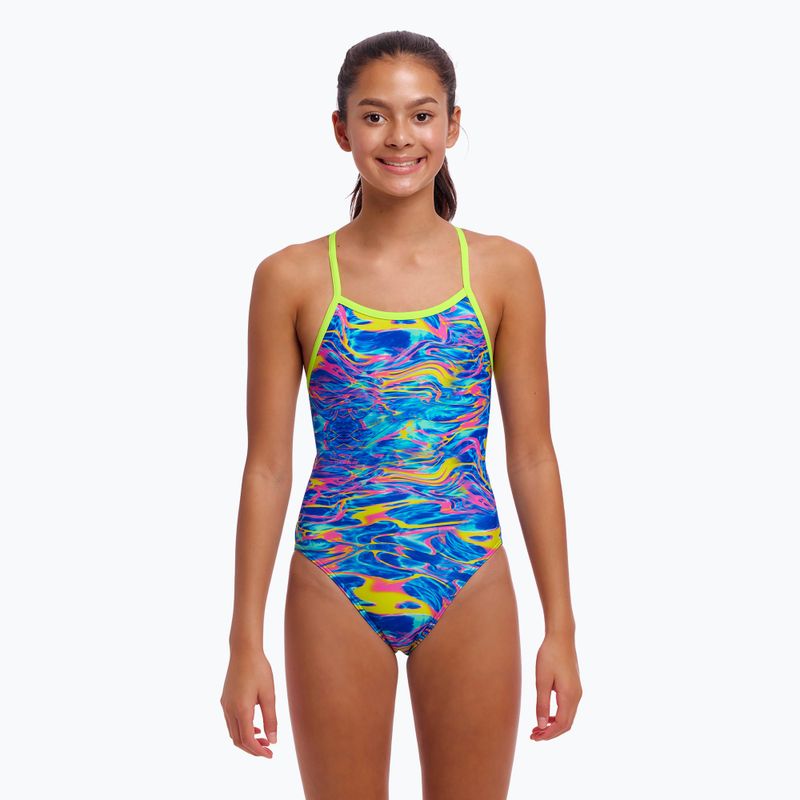 Funkita Single Strap One Piece egyrészes gyermek fürdőruha őrült
