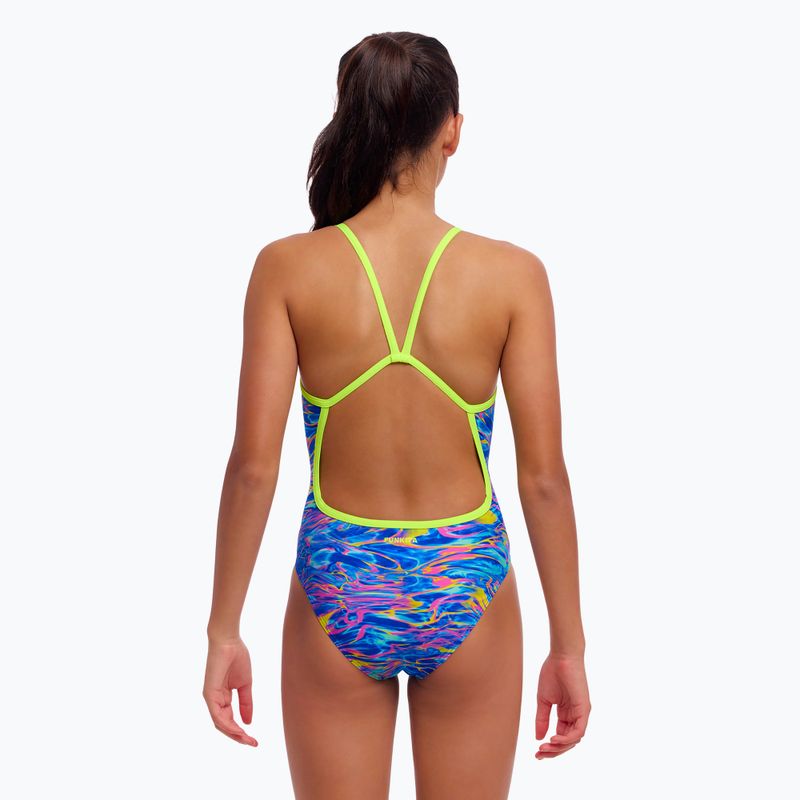 Funkita Single Strap One Piece egyrészes gyermek fürdőruha őrült 2