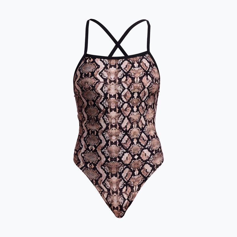 Funkita Tie Me Tight One Piece csörgős női egyrészes fürdőruha Rattle racer
