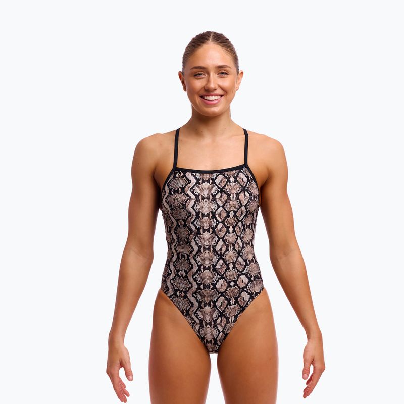 Funkita Tie Me Tight One Piece csörgős női egyrészes fürdőruha Rattle racer 2