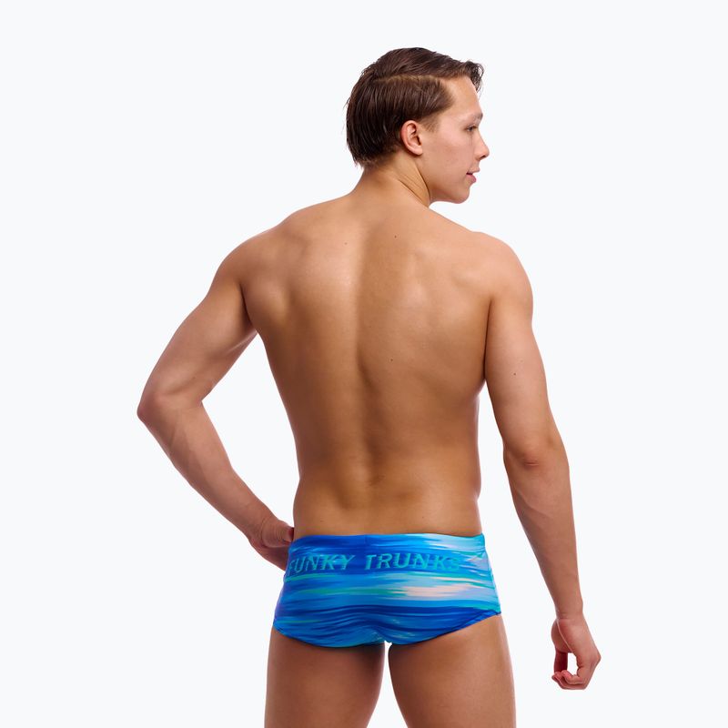 Férfi Funky Trunks Sidewinder úszó boxeralsó sea breeze 3