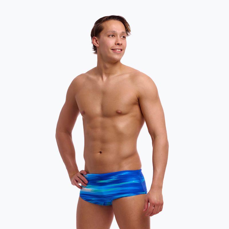 Férfi Funky Trunks Sidewinder úszó boxeralsó sea breeze 4