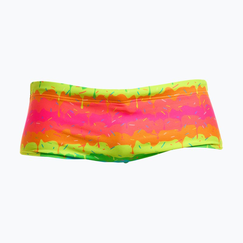 Férfi úszóbokszer Funky Trunks Sidewinder Trunks olvadó káosz