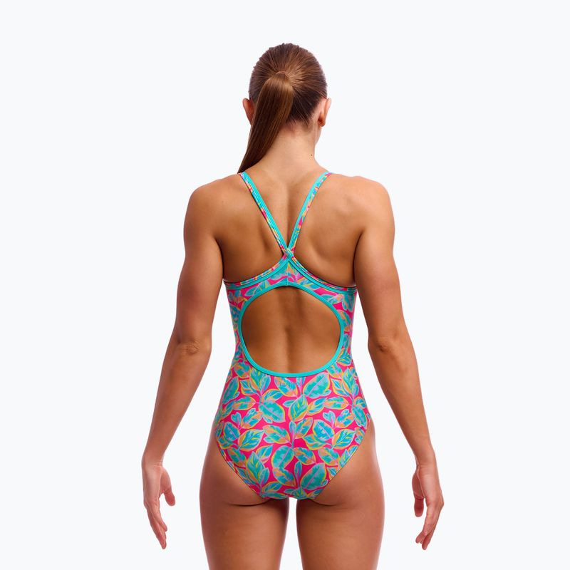 Női Funkita Diamond Back egyrészes fürdőruha Planted Pink 2