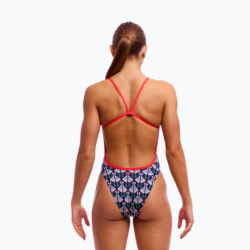 Női Funkita magas szárú egyrészes Sitting Duck fürdőruha 3