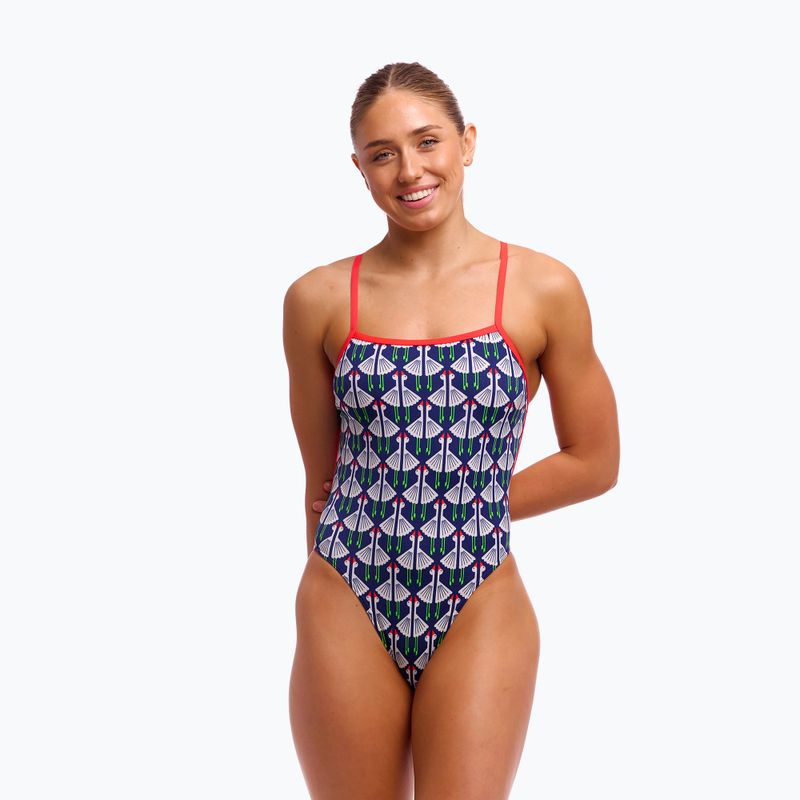 Női Funkita magas szárú egyrészes Sitting Duck fürdőruha 4