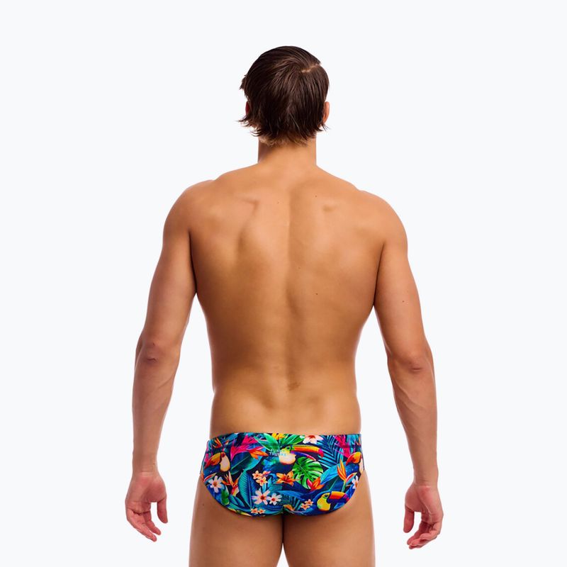 Férfi úszónadrág Funky Trunks Seamed Briefs birdie wordie 3