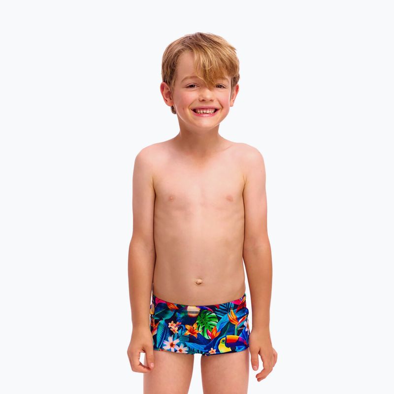 Gyerek boxer fürdőnadrág Funky Trunks Printed Trunks birdie wordie 2