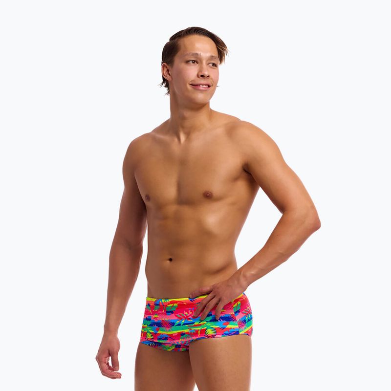 Férfi úszóboxer Funky Trunks Sidewinder Trunks free foliage 2