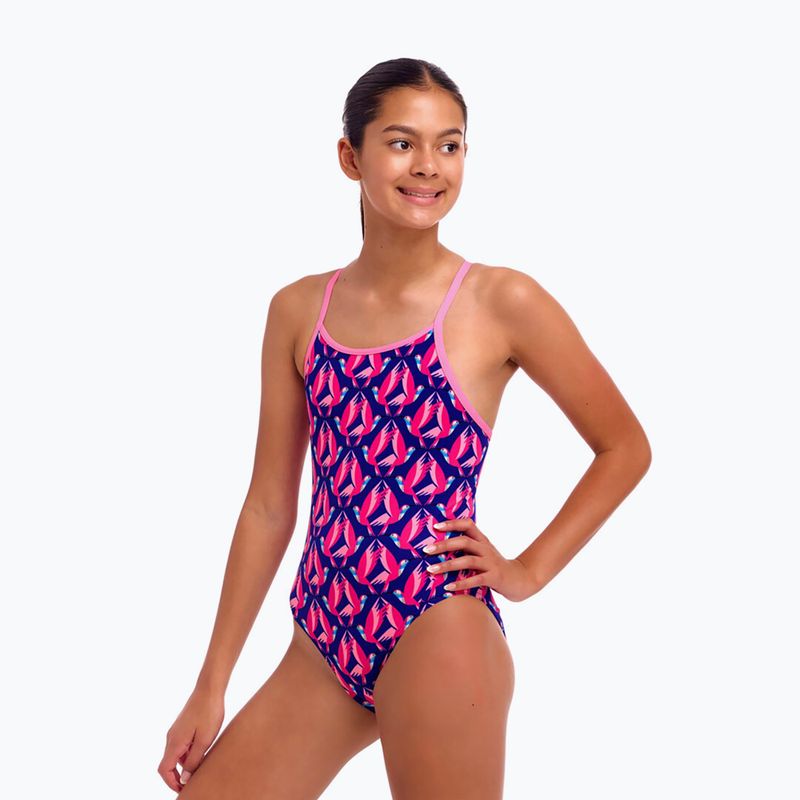 Gyerek egyrészes fürdőruha Funkita Diamond Back One Piece ho hum 2