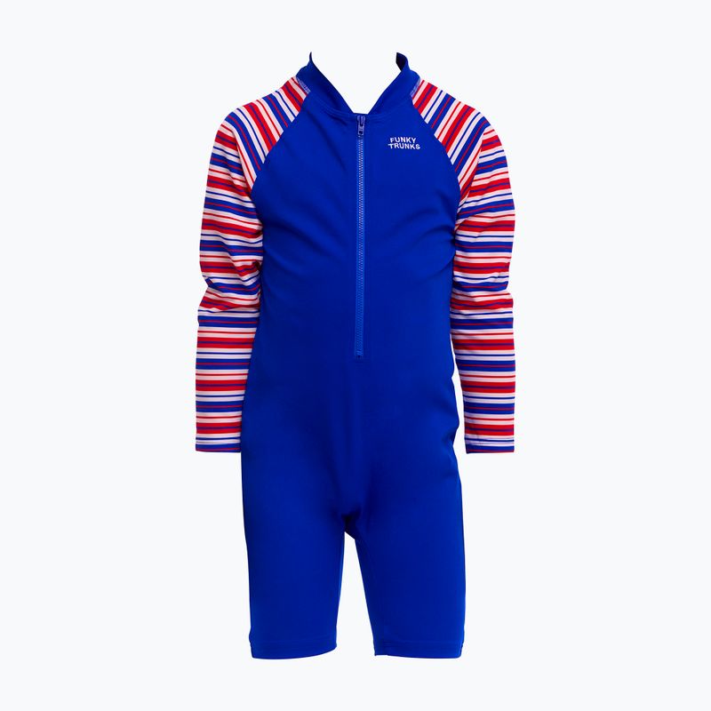 Gyerek UPF 50+ overál Funky Trunks Go Jump Suit I Want You