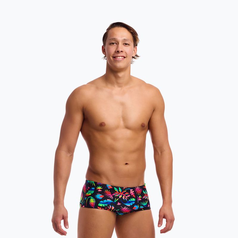 Férfi úszóboxer Funky Trunks Classic Trunks Lost Leaf 2