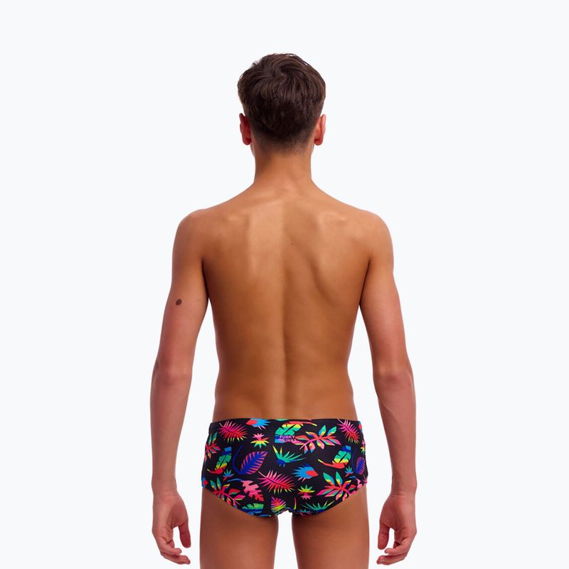 Gyerek úszóboxerek Funky Trunks Sidewinder Trunks lost leaf 3