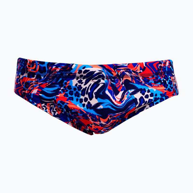 Férfi úszóslip Funky Trunks Seamed Briefs mad cat