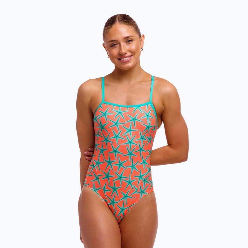 Női egyrészes fürdőruha Funkita Single Strap One Piece stars below