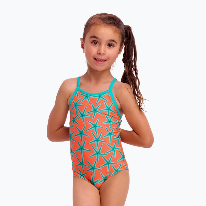 Gyerek egyrészes fürdőruha Funkita Printed One Piece stars below