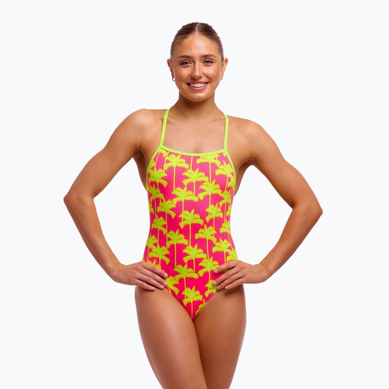 Női egyrészes fürdőruha Funkita Tie Me Tight One Piece sweet coconuts