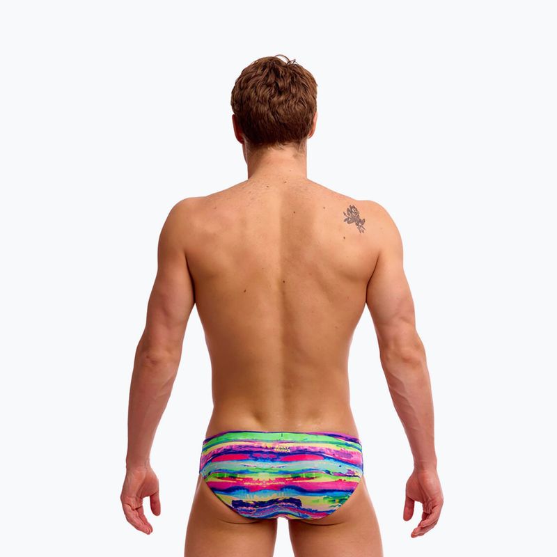Férfi úszó slip Funky Trunks Classic Brief paint patch 2